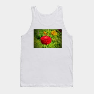 Red Zinnia Tank Top